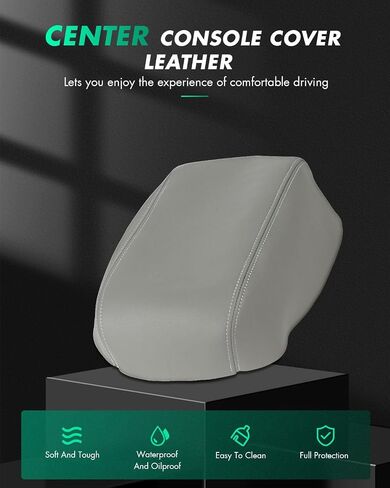Scitoo Auto Gray Leather Center Center Center Center Cover Cover Presentive Place for 2007-2011 to Toyota Camry in Saudi Arabia