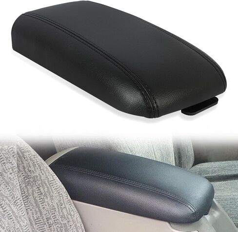 kuafu Center Center Console LID LID متوافق مع 02-04 Bravada 04-07 Rainier 03-08 Ascender 02-09 Trailblazer Envoy 05-09 SAAB W/Latch استبدال لـ 25998847 2599884444498838 924-825 W/Leather in Saudi Arabia