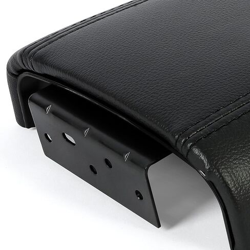 kuafu Center Center Console LID LID متوافق مع 02-04 Bravada 04-07 Rainier 03-08 Ascender 02-09 Trailblazer Envoy 05-09 SAAB W/Latch استبدال لـ 25998847 2599884444498838 924-825 W/Leather in Saudi Arabia
