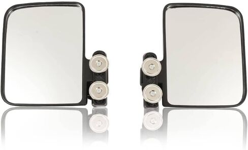 CHEDA Universal 1 Pair 220LB Rated Magnet Side Mirrors - Magnetic, Compatible with Compact Tractors, Riding Mower, Golf Cart, Full Size Tractors, Commercial Mower, Dozers in Saudi Arabia