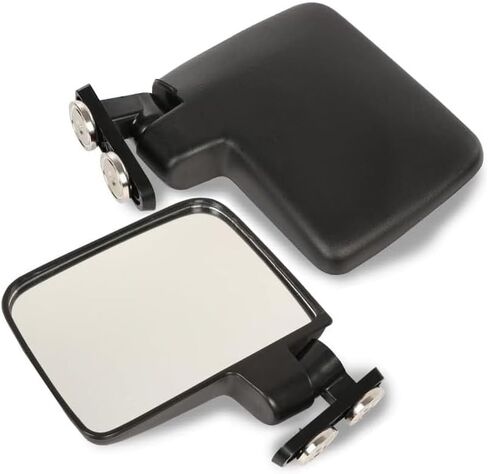 CHEDA Universal 1 Pair 220LB Rated Magnet Side Mirrors - Magnetic, Compatible with Compact Tractors, Riding Mower, Golf Cart, Full Size Tractors, Commercial Mower, Dozers in Saudi Arabia