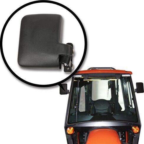 CHEDA Universal 1 Pair 220LB Rated Magnet Side Mirrors - Magnetic, Compatible with Compact Tractors, Riding Mower, Golf Cart, Full Size Tractors, Commercial Mower, Dozers in Saudi Arabia