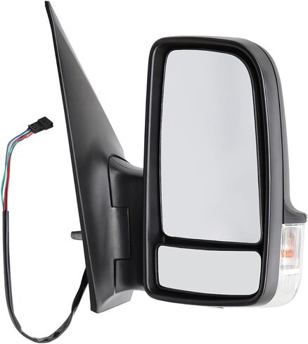 Passenger Right Side Mirror Assembly Compatible with 2006-2017 Sprinter Vans 2500 3500 Rearview Mirror with Turn Signal Light and Manual Adjust Glass 68009988AA CH1321381 in Saudi Arabia