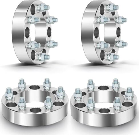 ECCPP 4PCS 6 محولات عجلة العروة 6x5.5 إلى 6x135 1.5 بوصة لصالح 1999-2018 لشيفروليه لـ Silverado 1500 | 2001-2014 لشيفروليه لضواحي 1500-لا تتناسب مع حافات الأسهم in Saudi Arabia