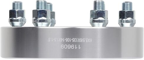 ECCPP 4PCS 6 محولات عجلة العروة 6x5.5 إلى 6x135 1.5 بوصة لصالح 1999-2018 لشيفروليه لـ Silverado 1500 | 2001-2014 لشيفروليه لضواحي 1500-لا تتناسب مع حافات الأسهم in Saudi Arabia