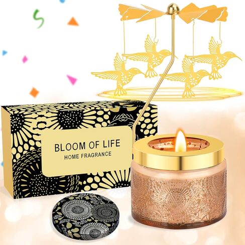 Hummingbird Gifts for Women,Birthday Candle Gifts for Women,Hummingbird Rotating Scented Candles for Your Mom, Sister, Girlfriend, Colleagues, Friends, or A Dear Friend in Saudi Arabia