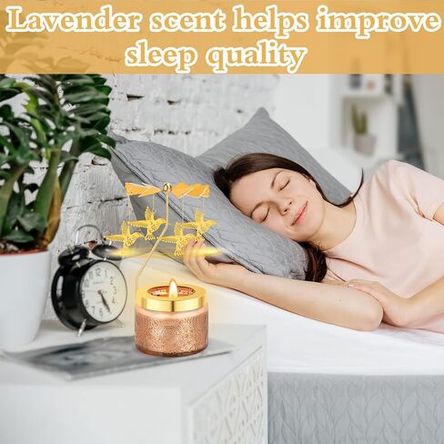 Hummingbird Gifts for Women,Birthday Candle Gifts for Women,Hummingbird Rotating Scented Candles for Your Mom, Sister, Girlfriend, Colleagues, Friends, or A Dear Friend in Saudi Arabia