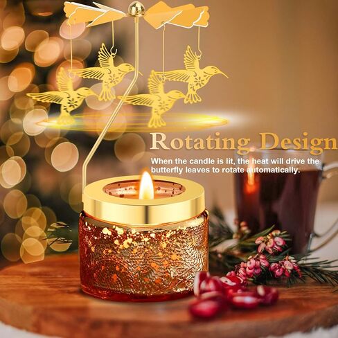 Hummingbird Gifts for Women,Birthday Candle Gifts for Women,Hummingbird Rotating Scented Candles for Your Mom, Sister, Girlfriend, Colleagues, Friends, or A Dear Friend in Saudi Arabia