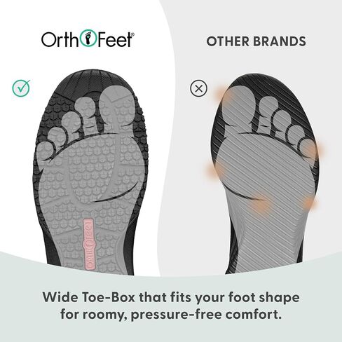 حذاء ثلج مضاد للماء للنساء من Orthofeet Alps | أحذية شتوية مقاومة للانزلاق، قابلة للتعديل مع سحاب جانبي، فرو صناعي، دعم للقوس، بطانة مريحة، صندوق عريض عند الأصابع in Kuwait