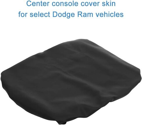 cciyu Black Leather Armrest Center Console Lid Cover - Replacement for 1993-2016 For Dodge Ram 1500 2500 3500 4500 5500 Pickup Trucks - Stylish Upgrade in Saudi Arabia