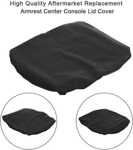 cciyu Black Leather Armrest Center Console Lid Cover - Replacement for 1993-2016 For Dodge Ram 1500 2500 3500 4500 5500 Pickup Trucks - Stylish Upgrade in Saudi Arabia