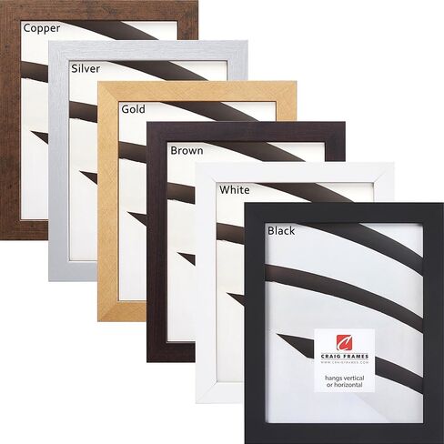 إطارات كريج إطارات مصنوعة حسب الطلب مع الزجاج ، أي حجم 4 × 4 إلى 12x18 (.25 "زيادات) ، 1" ألوان أساسي ، (6) ألوان in Kuwait