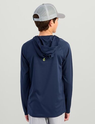HUK Boys' Pursuit Long Sleeve Graphic Hoodie, Lightweight, UPF Sun Protection, Quick-Drying Fishing Shirt in Saudi Arabia