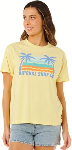 RIP Curl Women's Women's Recoed Fit Lit Short Sere Dirt in Kuwait