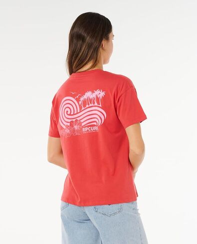 Rip Curl Women's Relaxed Fit Short Sleeve T-Shirt in Saudi Arabia