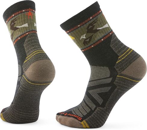 Smartwool Men's Men's Hike Light Cushion Uparing Print Mid Crew Socks in Kuwait