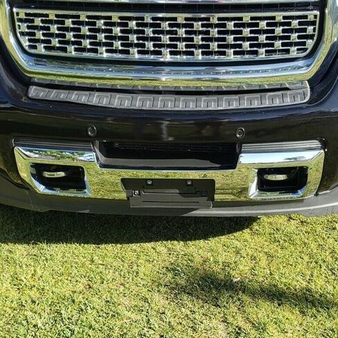 Apply to Chrome Front Bumper Skid Plate Replacement for 2015-2019 GMC Sierra 2500HD & 3500HD (4-Door) - Compatible with OEM Parts 23178964, 23178780, GM1053103C & GM1053104C in Saudi Arabia