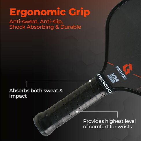 Pickleball Paddles,Fiberglass Pickleball Paddles Set of 2, Lightweight Pickleball Rackets with Pickleball Carrying Bag,for Beginners & Pros in Saudi Arabia