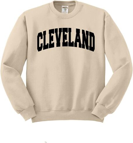 Teesandtankyou Cleveland College Style Sweatshirt للجنسين in Saudi Arabia