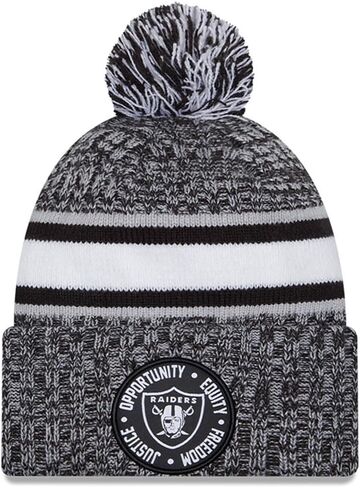 New Era Men's NFL 2023 Inspire Change Cuffed Knit Hat with Pom in Saudi Arabia