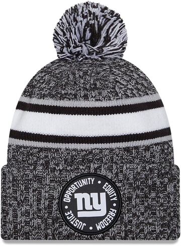 New Era Men's NFL 2023 Inspire Change Cuffed Knit Hat with Pom in Saudi Arabia