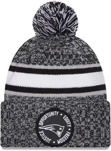 New Era Men's NFL 2023 Inspire Change Cuffed Knit Hat with Pom in Saudi Arabia