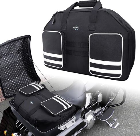 Motorcycle Tail Bag, Upgrade 15L Waterproof Sports Motorbike Rear Seat Bag with Shoulder Strap, Motorcycle Tank Bag For Storage Saddle Bag Dirt Bike Accessories in Kuwait
