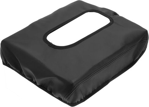 غطاء مسند ذراع وحدة التحكم المركزية لـ GMC Sierra 2019-2023 Tahoe Middle Console Pad Pad Press Protector Leather Microfiber Leather with Black in Saudi Arabia