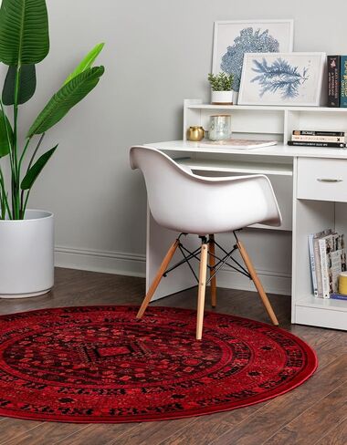 Rugs.com Bokhara Collection Bruc - 10 قدم عداء Red Low Rug مثالية للممرات والمداخل in Saudi Arabia