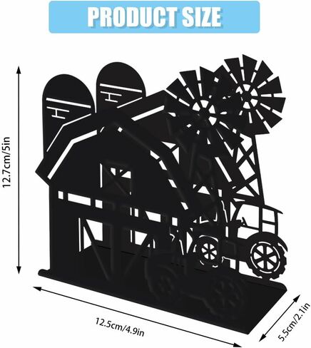 SUPERDANT Birds Napkin Holder for Tables Iron Birdhouse Standing Paper Napkin Tissue Dispenser for Kitchen Dining Table Countertop Outdoor Cocktail Picnic Metal Holders for Mail Coffee Filter in Kuwait