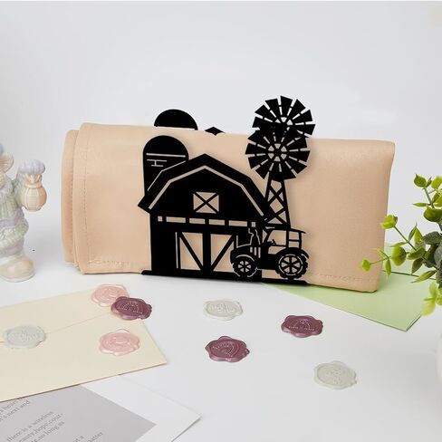 SUPERDANT Birds Napkin Holder for Tables Iron Birdhouse Standing Paper Napkin Tissue Dispenser for Kitchen Dining Table Countertop Outdoor Cocktail Picnic Metal Holders for Mail Coffee Filter in Kuwait