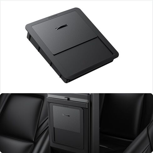 BASENOR 2025 2024 TESLA MODEL 3 REMSREST HIDDEN BOX (تصميم ألياف الكربون) CENTER CENTORER Console REMSREST Secret Compartment for Model 3 Highland Refressors in Saudi Arabia