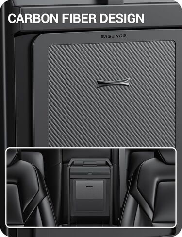 BASENOR 2025 2024 TESLA MODEL 3 REMSREST HIDDEN BOX (تصميم ألياف الكربون) CENTER CENTORER Console REMSREST Secret Compartment for Model 3 Highland Refressors in Saudi Arabia