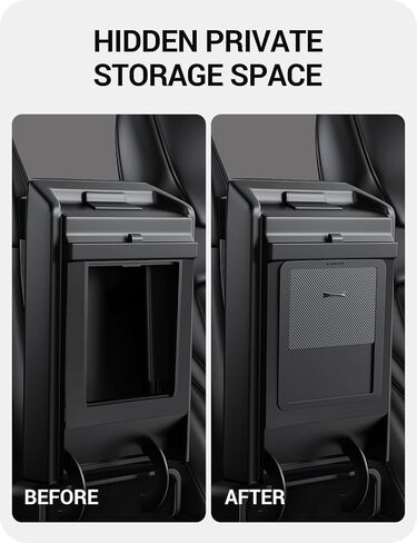 BASENOR 2025 2024 TESLA MODEL 3 REMSREST HIDDEN BOX (تصميم ألياف الكربون) CENTER CENTORER Console REMSREST Secret Compartment for Model 3 Highland Refressors in Saudi Arabia