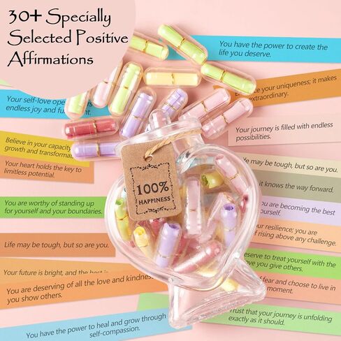 Self-Love Witchcraft Supplies Kit, 75Pack Wiccan Supplies and Tools with 30+ Positive Messages Capsule Bottle, Self-Love Spell Kit with Self-Care Journal Workbook Witchy Gifts for Women in Kuwait