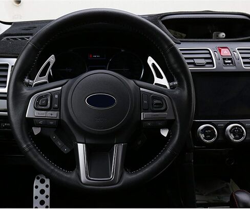 ألومنيوم سبيكة مجداف التحول تحول عجلة Subaru Impreza WRX Legacy XV Crosstrek Forester Legacy Wrx Ascent Brz Scion Fr-S Gt86 (Silver) in Kuwait
