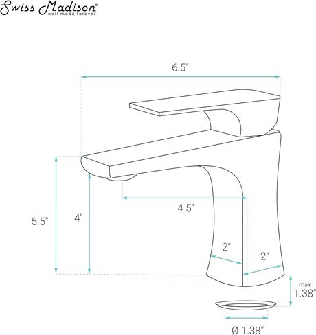Swiss Madison Well Made Forever,Matte Black, Ordinary in Kuwait