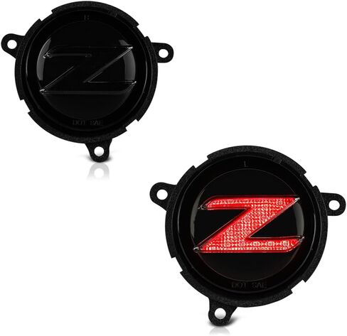 VIPMOTOZ Full LED Strip Side Marker Lights Fender Parking Lamps Compatible With 2003-2008 BMW Z4 E85 E86 Convertible Chrome Housing Smoke Tinted Lens Direct Replacement Left & Right Side Pair Set in Saudi Arabia