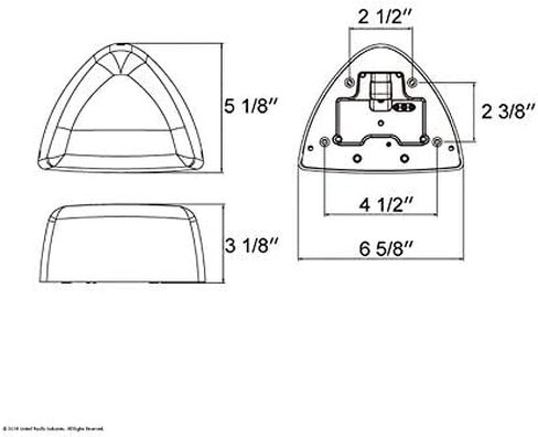 United Pacific 38553 Turn Signal Light ، 31 LED ، Amber LED/Clear Lens ، for Peterbilt in Saudi Arabia
