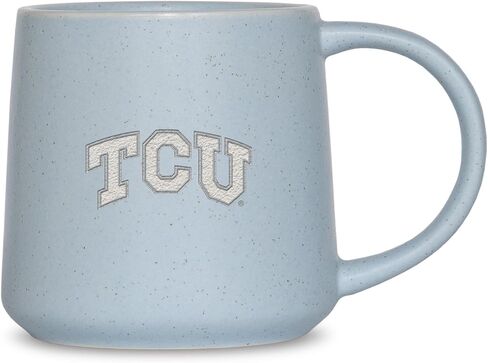 Rico Industries NCAA West Virginia Mountaineers Baby Blue 16oz Ceramic Taper Mug in Saudi Arabia