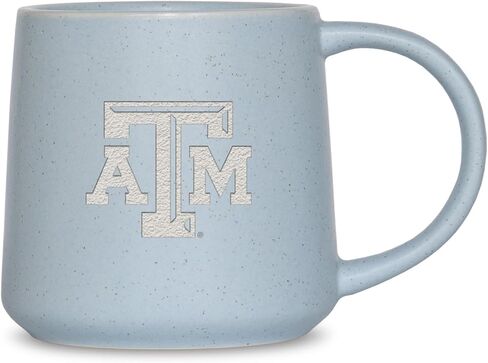 Rico Industries NCAA West Virginia Mountaineers Baby Blue 16oz Ceramic Taper Mug in Saudi Arabia