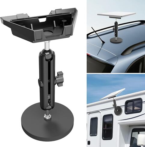 حامل ستارلينك ميني، حامل شفط ستارلينك ميني لسقف السقف من ليمريكسان، حامل سقف صغير ستارلينك، طقم تركيب صغير ستارلينك لفتحة السقف/النافذة الأمامية/النافذة الخلفية/السقف in Kuwait