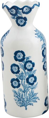 Mud Pie Block Print Bud Vase ، Buti ، 6.75 "× 3.25" in Saudi Arabia