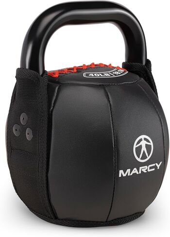 Marcy Soft Kettlebell with Handle for Weightlifting, Conditioning, Strength Training, Core Training for Full Body Workout 10lb SKB-010 in Saudi Arabia
