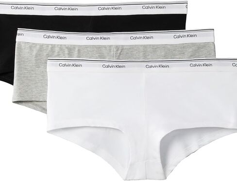 Calvin Klein للسيدات التوازن القطن سراويل Boyshort ، 3 عبوات in Saudi Arabia