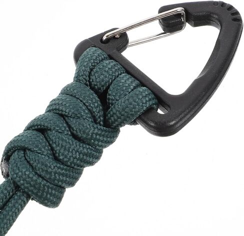 HANABASS 2 قطعة حبل Paracords، حلقة تسلق المفاتيح الحبل شماعات سلسلة المفاتيح الحبل حزام المعصم المظلة حبل D-قفل كيرينغ in Kuwait