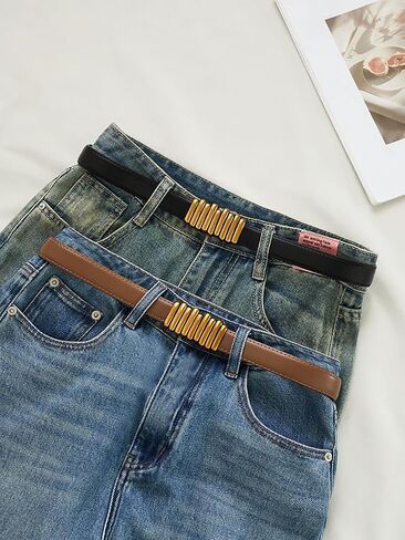 Classics Leather Belt for Women Fashion Ladies Belts for Jeans Dress Pants in Saudi Arabia