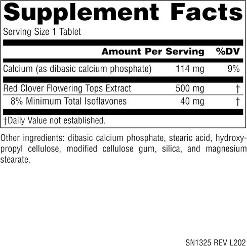 المصدر Naturals Red Clover Extract ، 500 mg tablet ، 30 Count in Kuwait