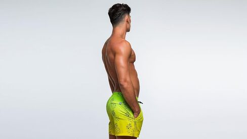 Rounderbum Mens Swimwear | Beach Shorts | Padded Technology | Quick Dry | Drawstring | Bathing Suits | Swim Shorts | Bone | Large in Saudi Arabia