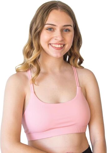 High Impact Sports Bra | Pink Sports Bra Designed For Pre-Teen Girls | Breathable Fabric, Adjustable Straps & Cups in Saudi Arabia